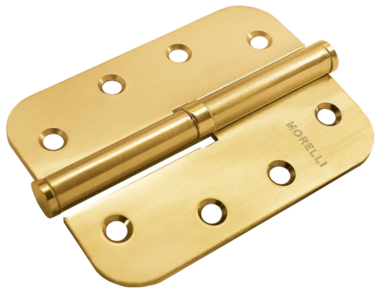Петля карточная разъемная MSND-C 100X70X2.5 SG R с подшипником стальная левая, врезная, цвет матовое золото фото купить Екатеринбург