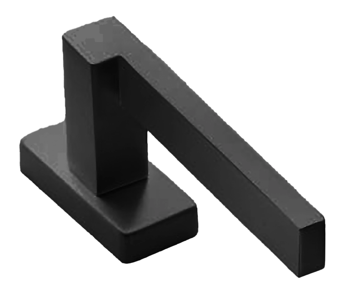 Ручка оконная STONE W1 NERO, цвет - черный фото 1 Ручка оконная STONE W1 NERO, цвет - черный фото купить Екатеринбург