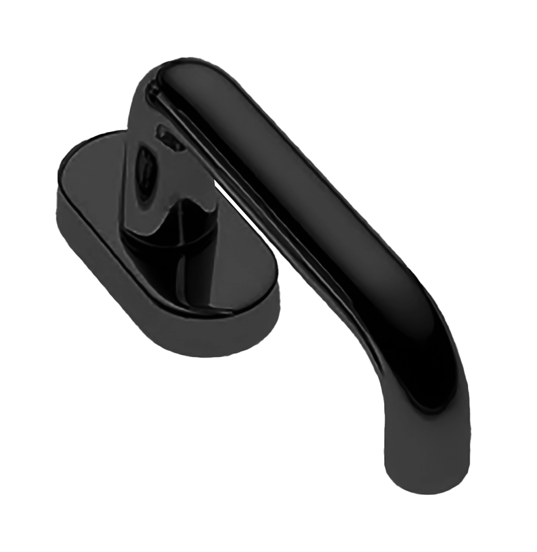 Ручка оконная IRIS W1 NERO, цвет - черный фото купить Екатеринбург