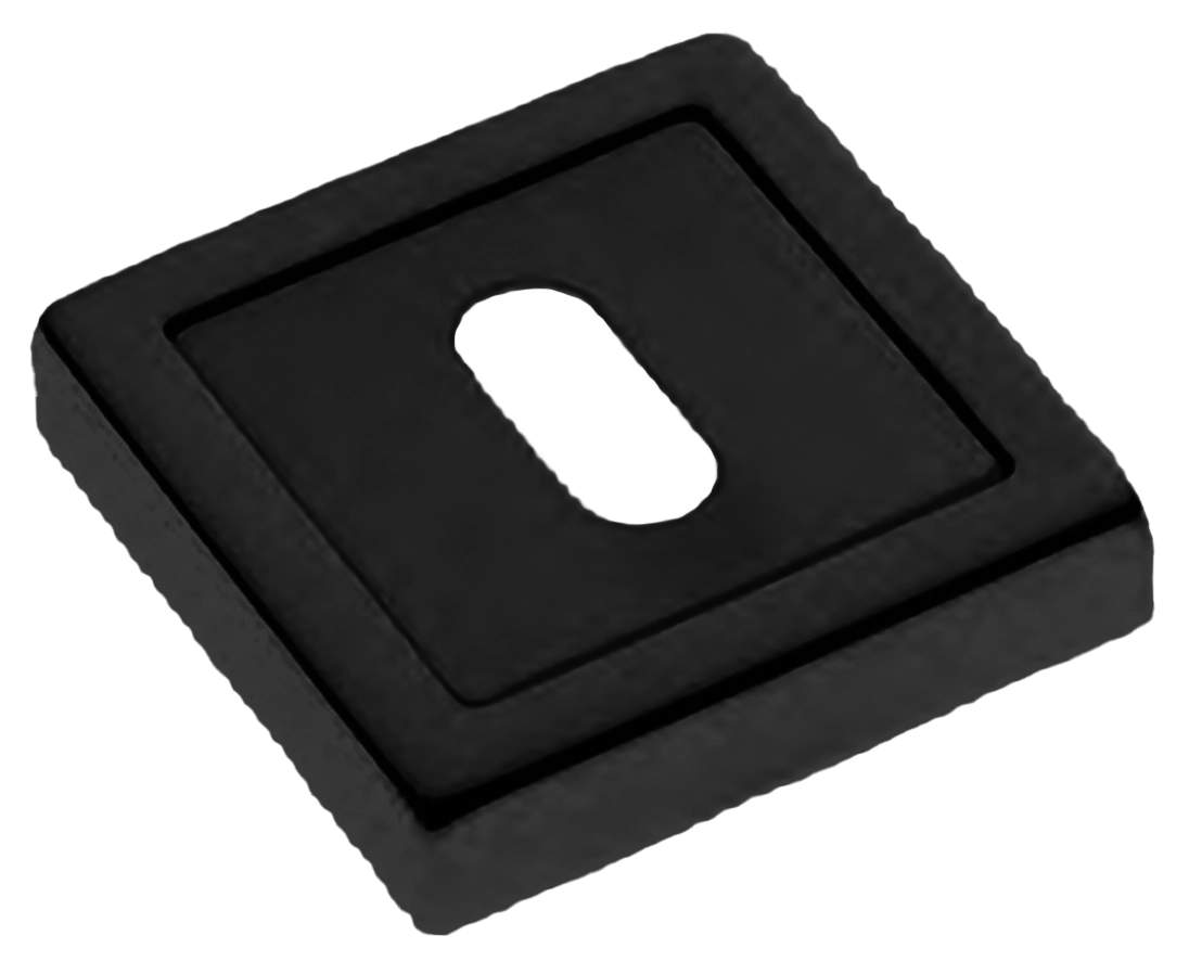 Накладка на ключевой цилиндр LUX-FK-S3 NERO на квадратной розетке под ключ буратино, цвет - черный фото 1 Накладка на ключевой цилиндр LUX-FK-S3 NERO на квадратной розетке под ключ буратино, цвет - черный фото купить Екатеринбург