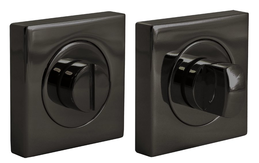 LUX-WC-S2 NIN, завертка сантехническая на квадратной розетке, цвет - черный никель фото купить Екатеринбург