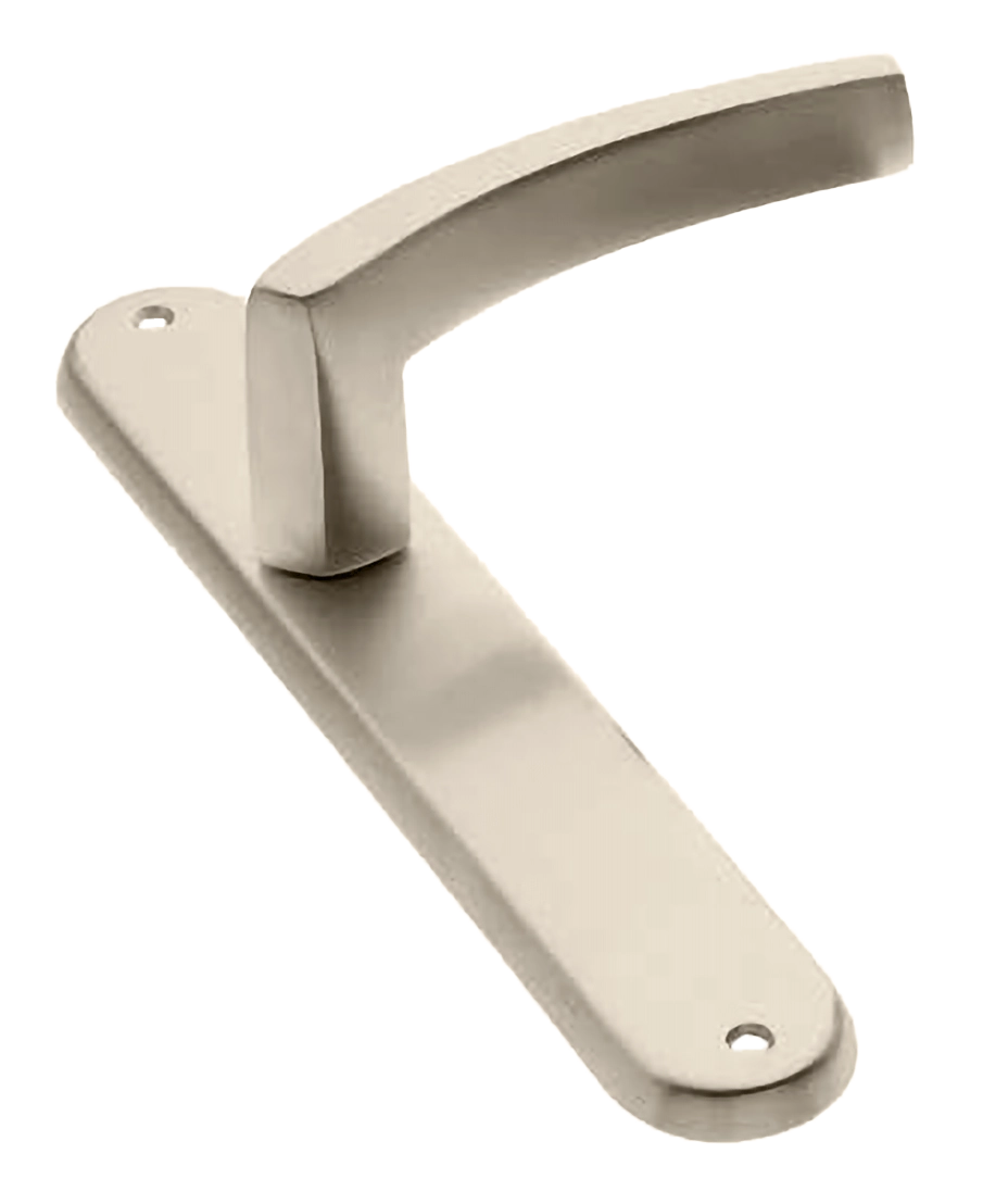 Ручка дверная на планке WIND PL NIS, цвет матовый никель, латунь фото купить в Екатеринбурге