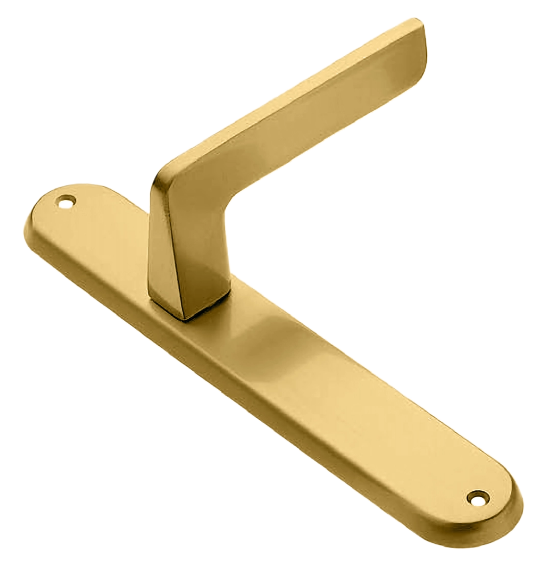 Ручка дверная на планке ROCK PL OSA, цвет матовое золото, латунь фото купить в Екатеринбурге