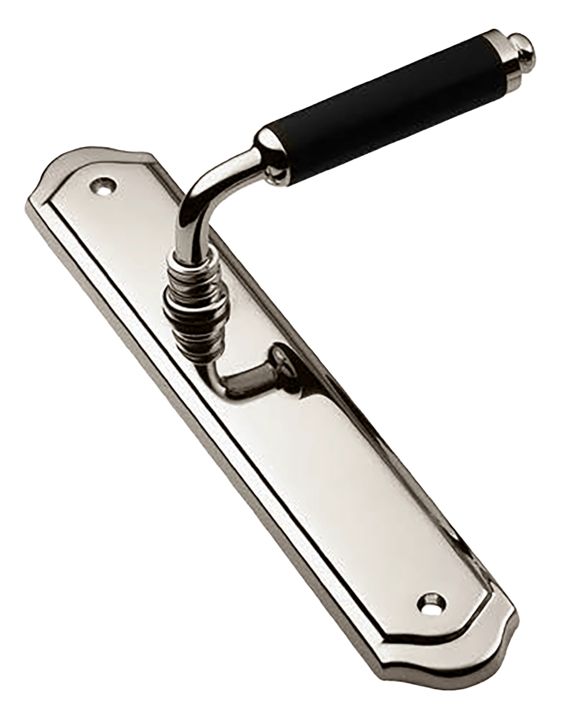 Ручка дверная на планке RIVA PL NIK, цвет никель, латунь фото купить в Екатеринбурге