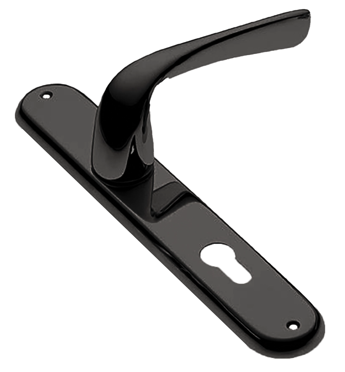 Ручка дверная на планке LE MANS PL NIN, цвет черный никель, латунь фото купить в Екатеринбурге