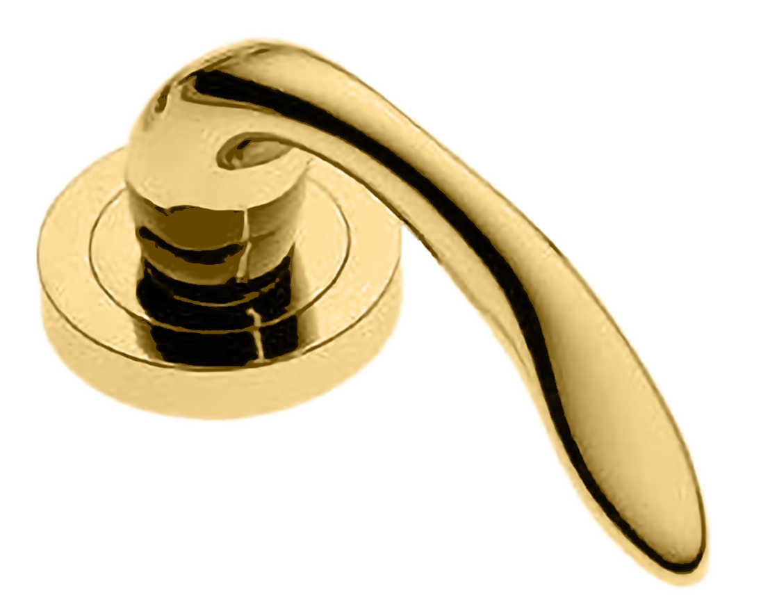 Ручка оконная LEON W1 OTL, цвет - золото фото купить в Екатеринбурге