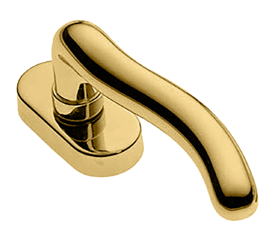 Ручка оконная SNAKE W1 OTL, цвет - золото фото купить в Екатеринбурге