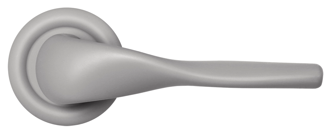 Ручка дверная LVB R7 SMI на круглой розетке, цвет Весенняя дымка/Spring Mist фото купить в Екатеринбурге