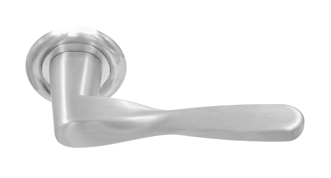 Ручка дверная THE OLYMPICS R7 WF на круглой розетке, цвет Зимняя стужа/Winter Frost фото купить Екатеринбург