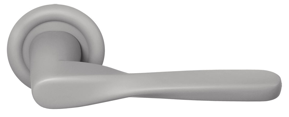 Ручка дверная THE OLYMPICS R7 SMI на круглой розетке, цвет Весенняя дымка/Spring Mist фото купить Екатеринбург