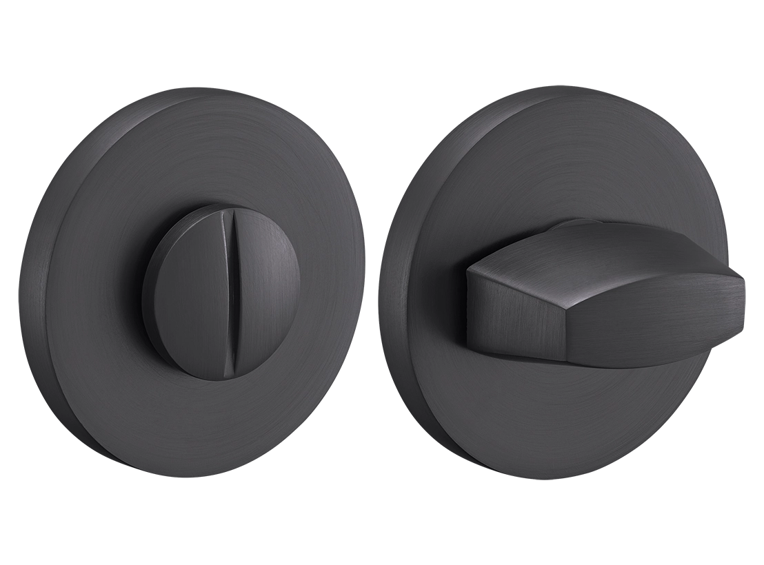 Завертка сантехническая MH-WC-R6 GR на круглой розетке, цвет графит, ЦАМ фото купить Екатеринбург