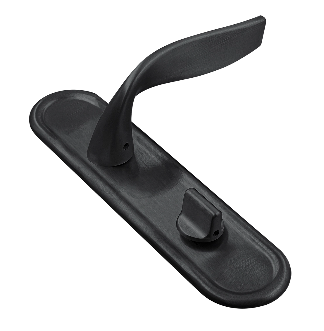 Ручка дверная SKYSCRAPER PLR WC SST на планке под сантехническую завертку, цвет Летняя гроза/Summer Storm фото купить Екатеринбург