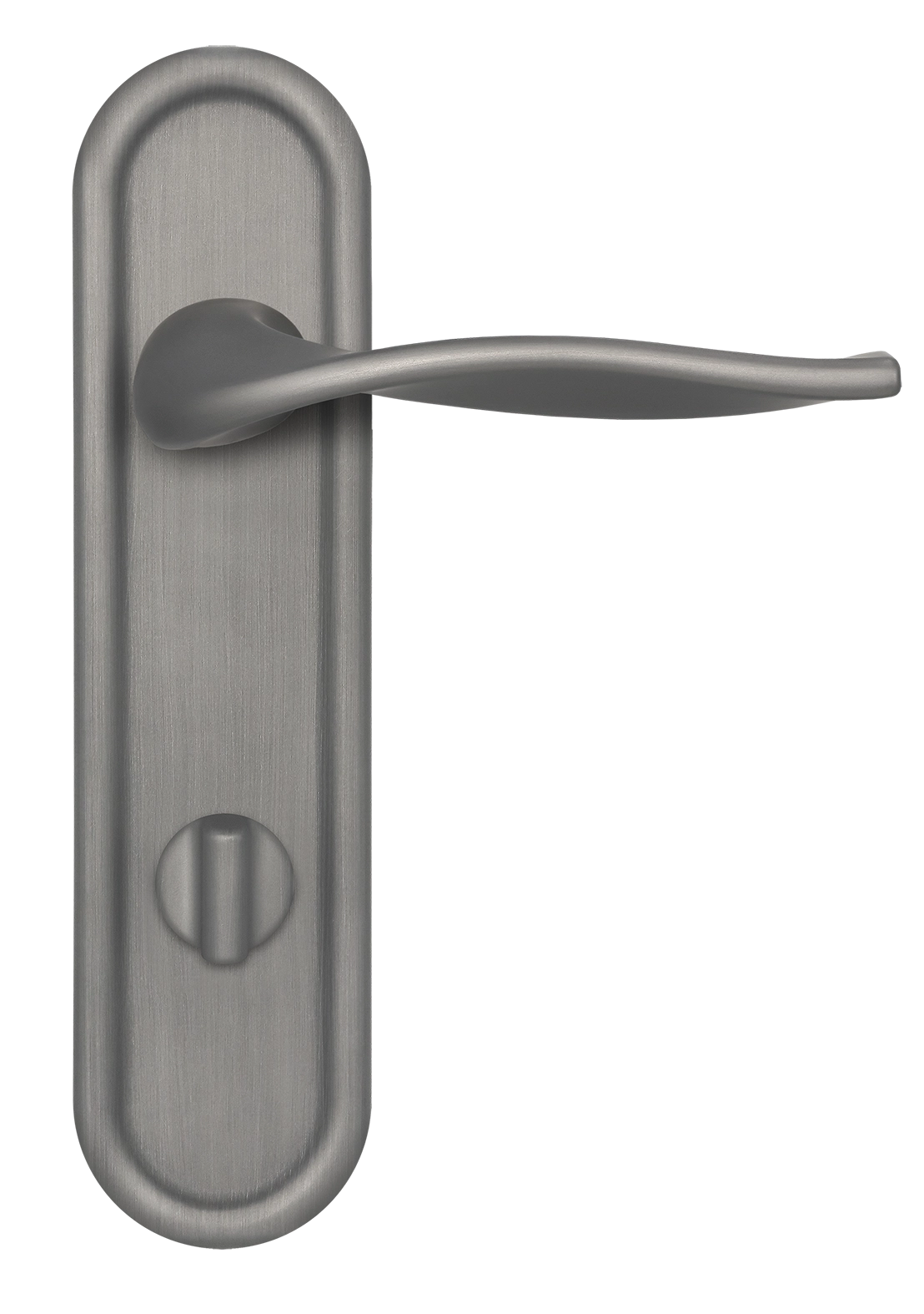 Ручка дверная SKYSCRAPER PLR WC WF на планке под сантехническую завертку, цвет Зимняя стужа/Winter Frost фото купить в Екатеринбурге