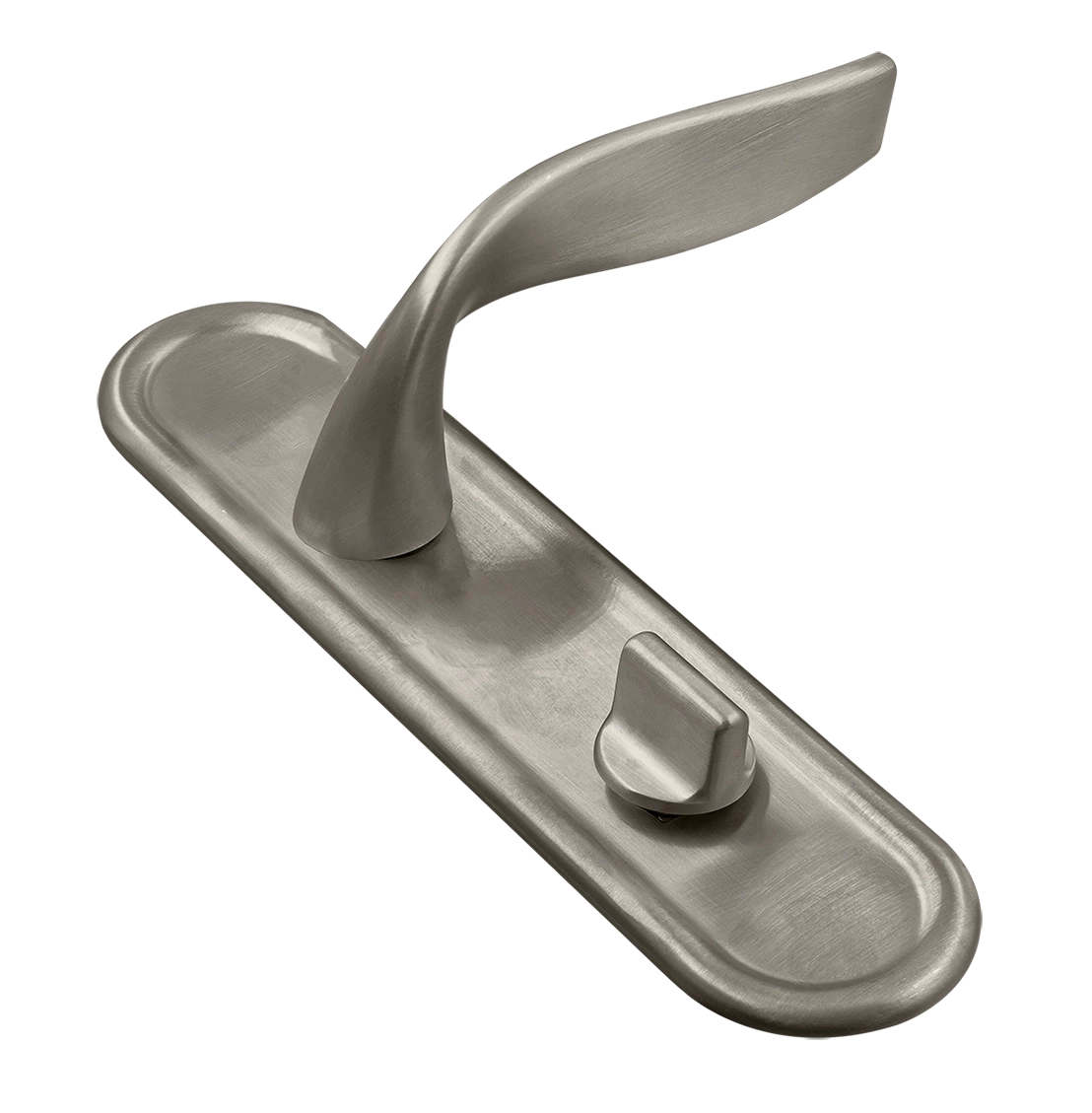 Ручка дверная SKYSCRAPER PLR WC SMI на планке под сантехническую завертку, цвет Весенняя дымка/Spring Mist фото купить Екатеринбург