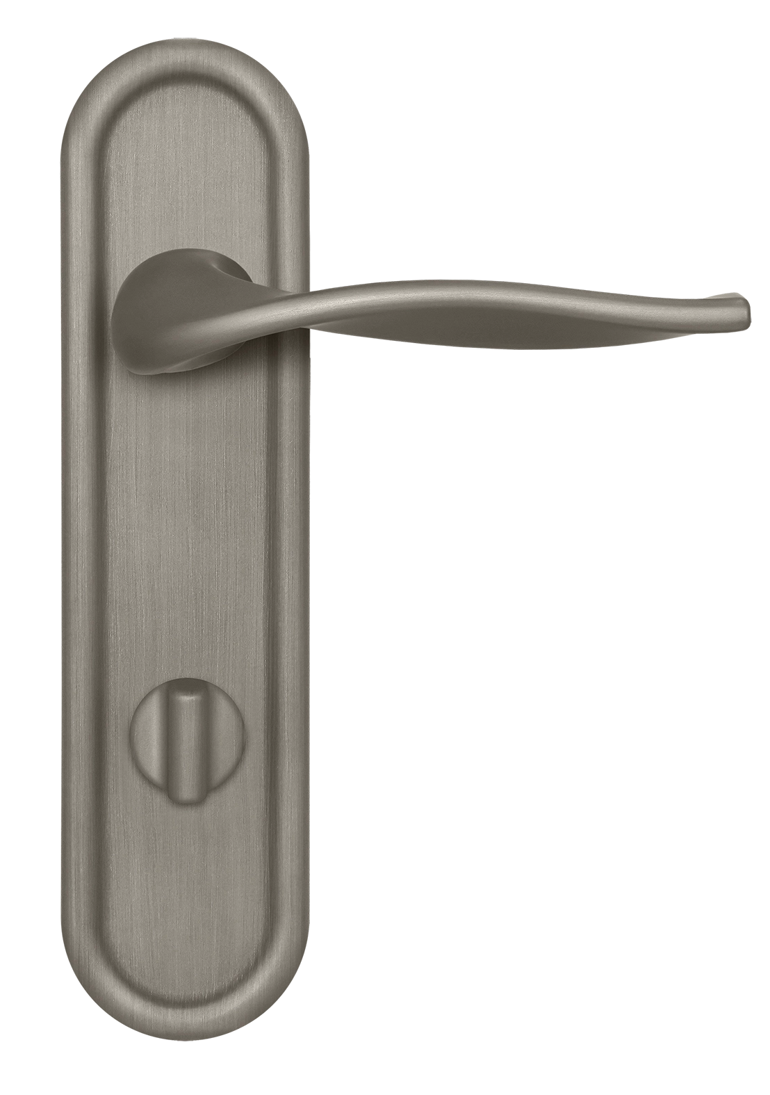 Ручка дверная SKYSCRAPER PLR WC SMI на планке под сантехническую завертку, цвет Весенняя дымка/Spring Mist фото купить в Екатеринбурге