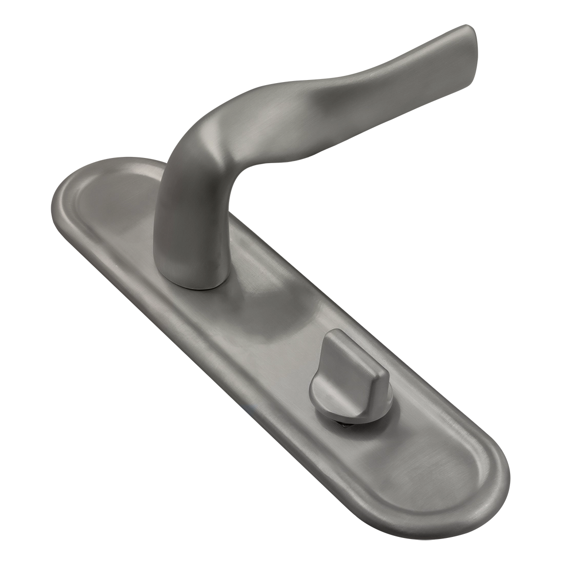 Ручка дверная LVB PLR WC WF на планке под сантехническую завертку, цвет Зимняя стужа/Winter Frost фото купить Екатеринбург