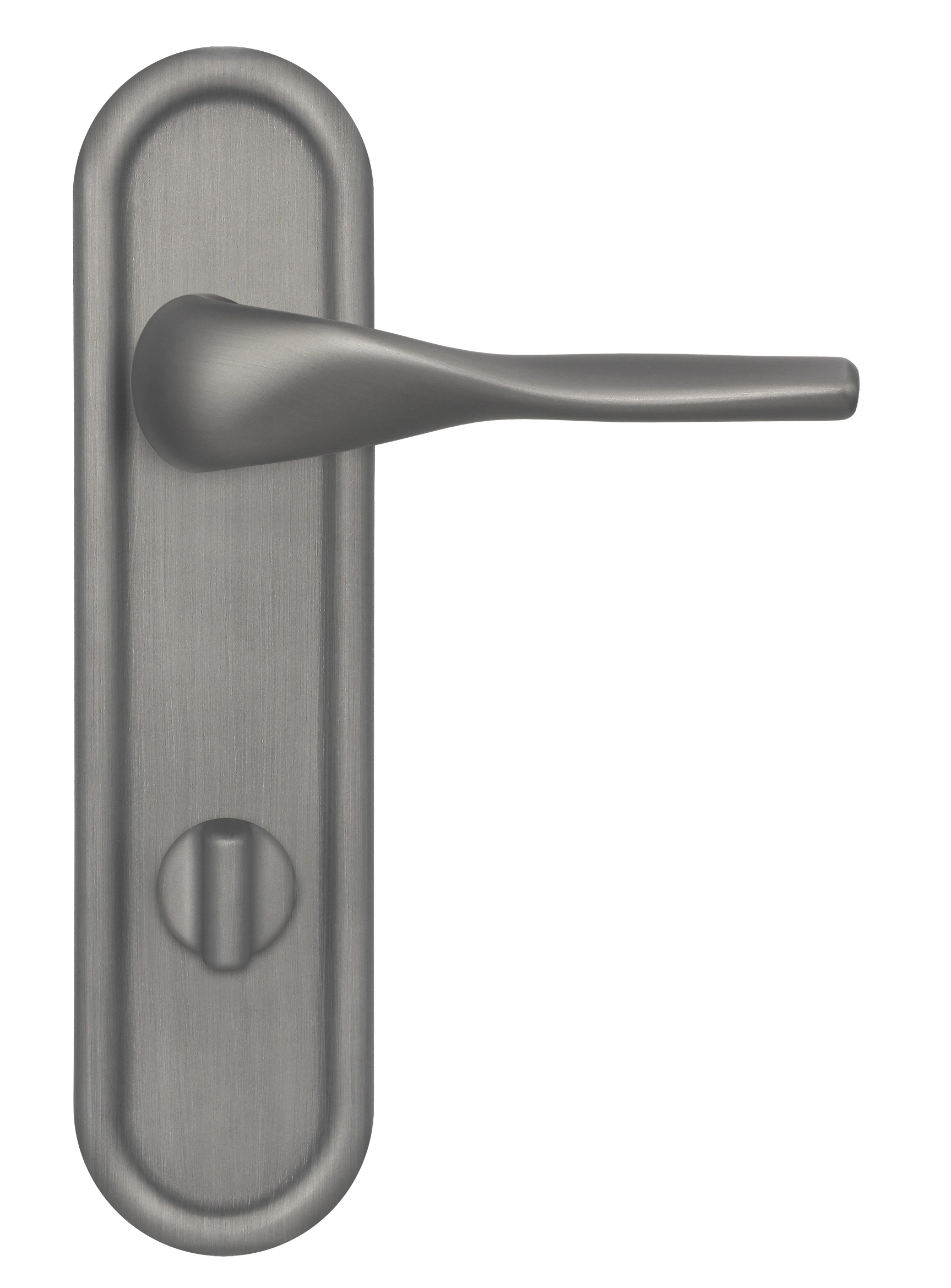 Ручка дверная LVB PLR WC WF на планке под сантехническую завертку, цвет Зимняя стужа/Winter Frost фото купить в Екатеринбурге