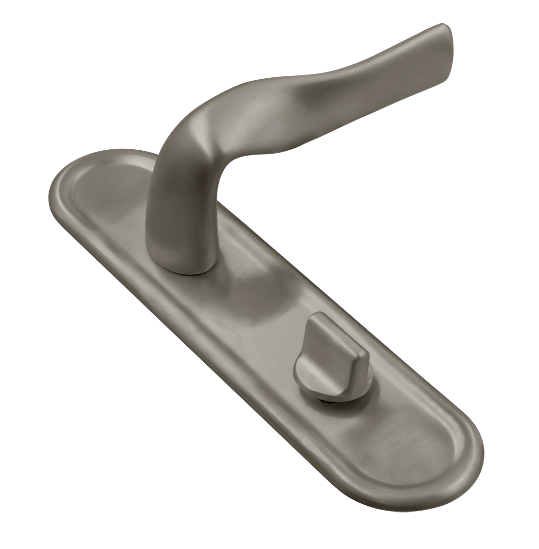 Ручка дверная LVB PLR WC SMI на планке под сантехническую завертку, цвет Весенняя дымка/Spring Mist фото купить Екатеринбург