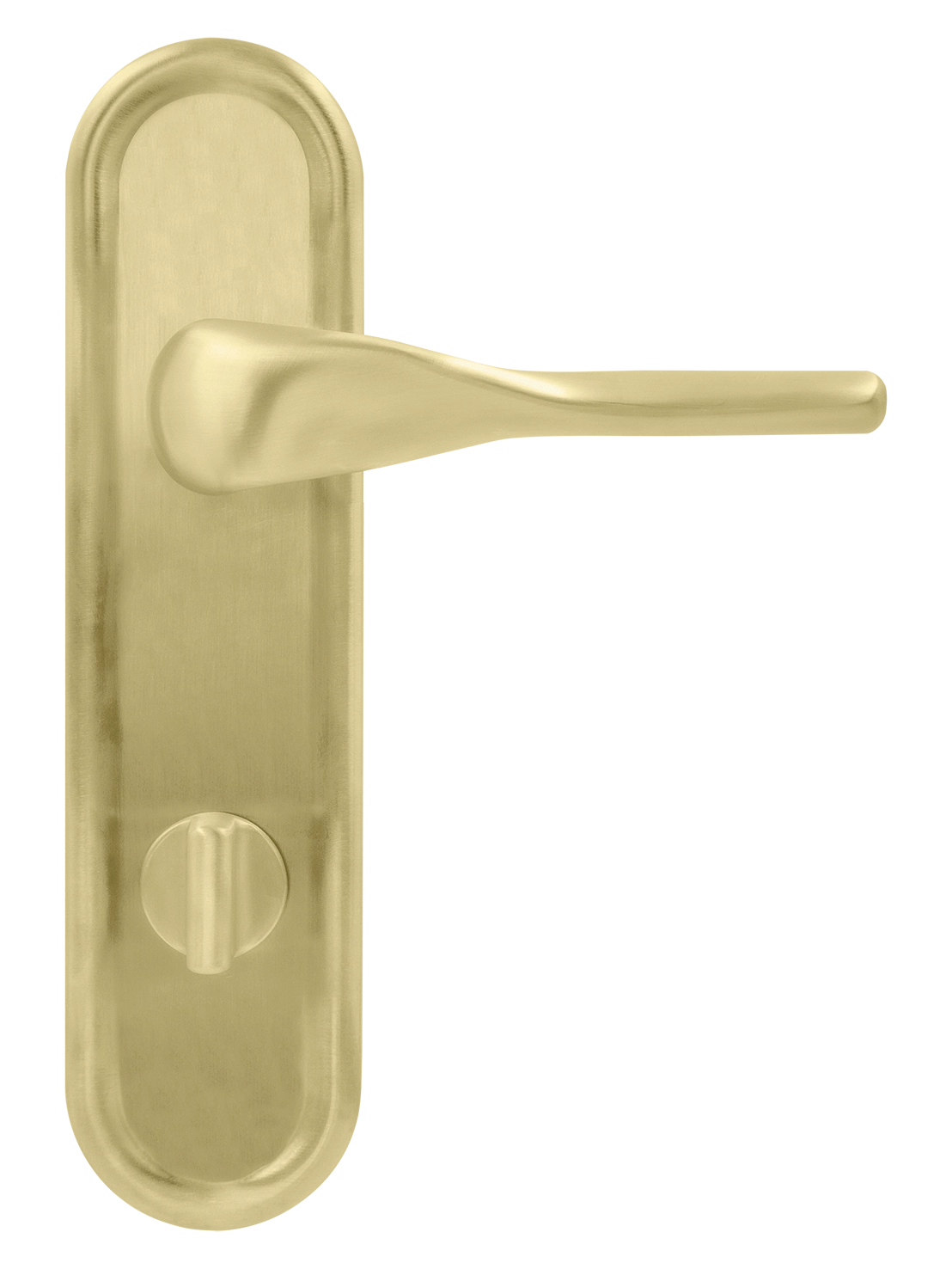 Ручка дверная LVB PLR WC AH на планке под сантехническую завертку, цвет Осенний мёд/Autumn Honey фото купить в Екатеринбурге