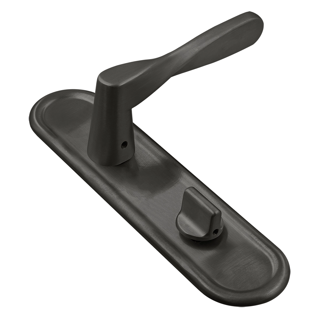 Ручка дверная THE OLYMPICS PLR WC SST на планке под сантехническую завертку, цвет Летняя гроза/Summer Storm фото купить Екатеринбург