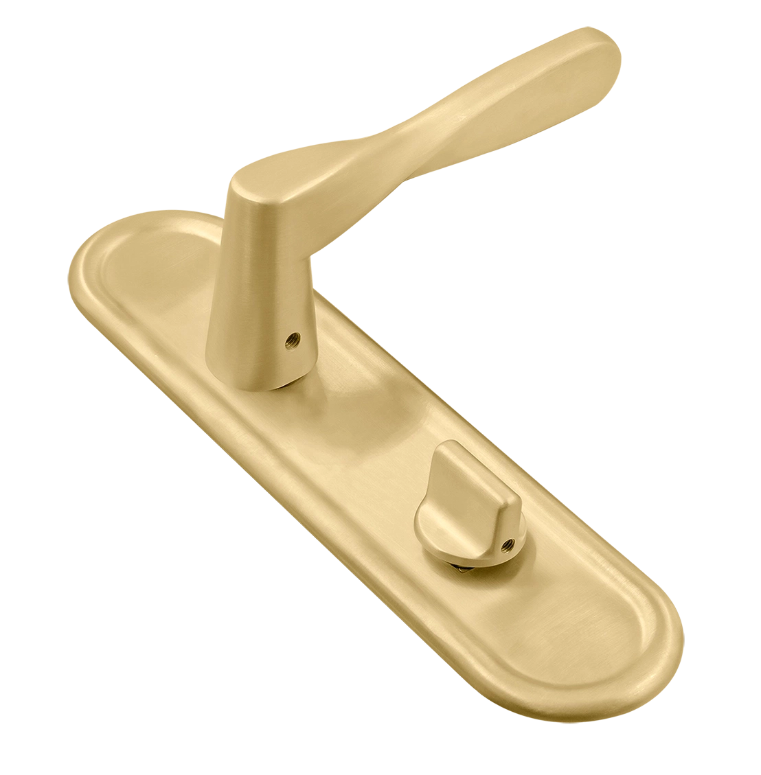 Ручка дверная THE OLYMPICS PLR WC AH на планке под сантехническую завертку, цвет Осенний мёд/Autumn Honey фото купить Екатеринбург