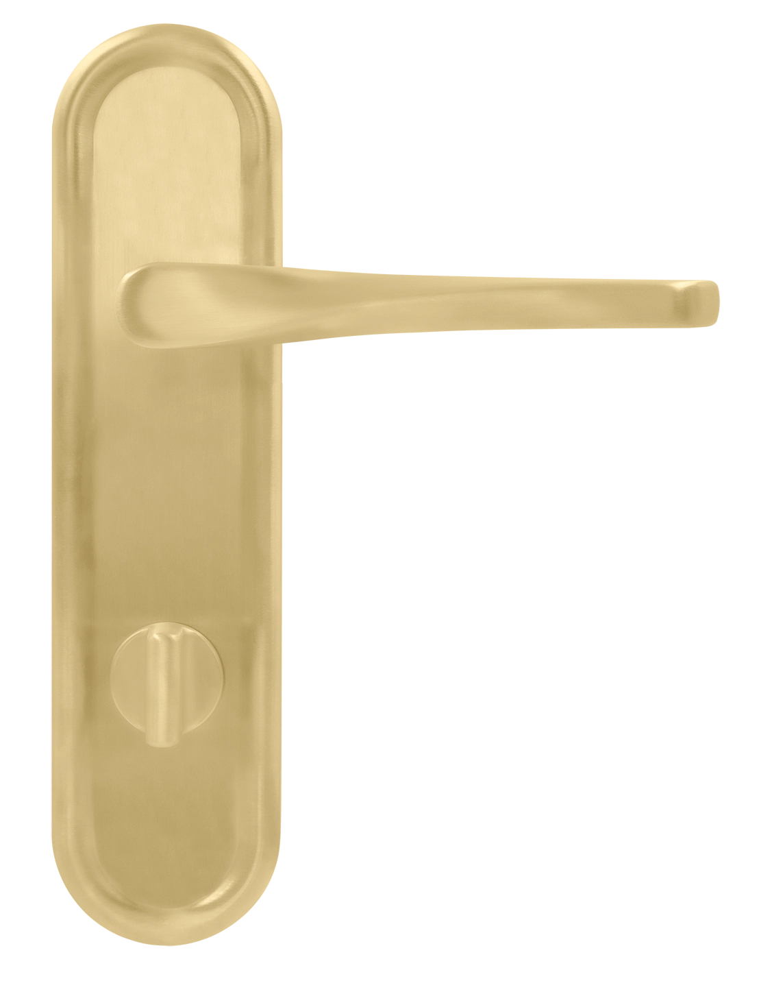 Ручка дверная THE OLYMPICS PLR WC AH на планке под сантехническую завертку, цвет Осенний мёд/Autumn Honey фото купить в Екатеринбурге