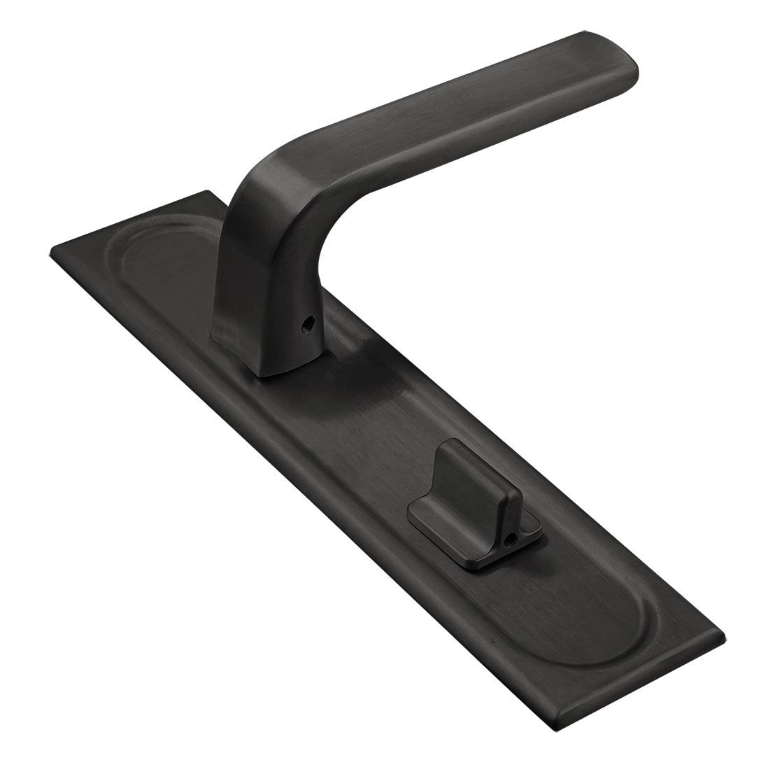 Ручка дверная THE BUS STATION PLS WC SST на планке под сантехническую завертку, цвет Летняя гроза/Summer Storm фото купить Екатеринбург