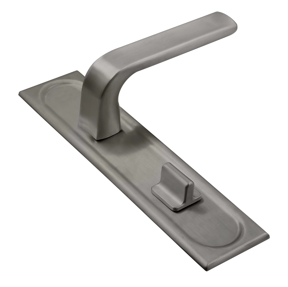 Ручка дверная THE BUS STATION PLS WC WF на планке под сантехническую завертку, цвет Зимняя стужа/Winter Frost фото купить Екатеринбург