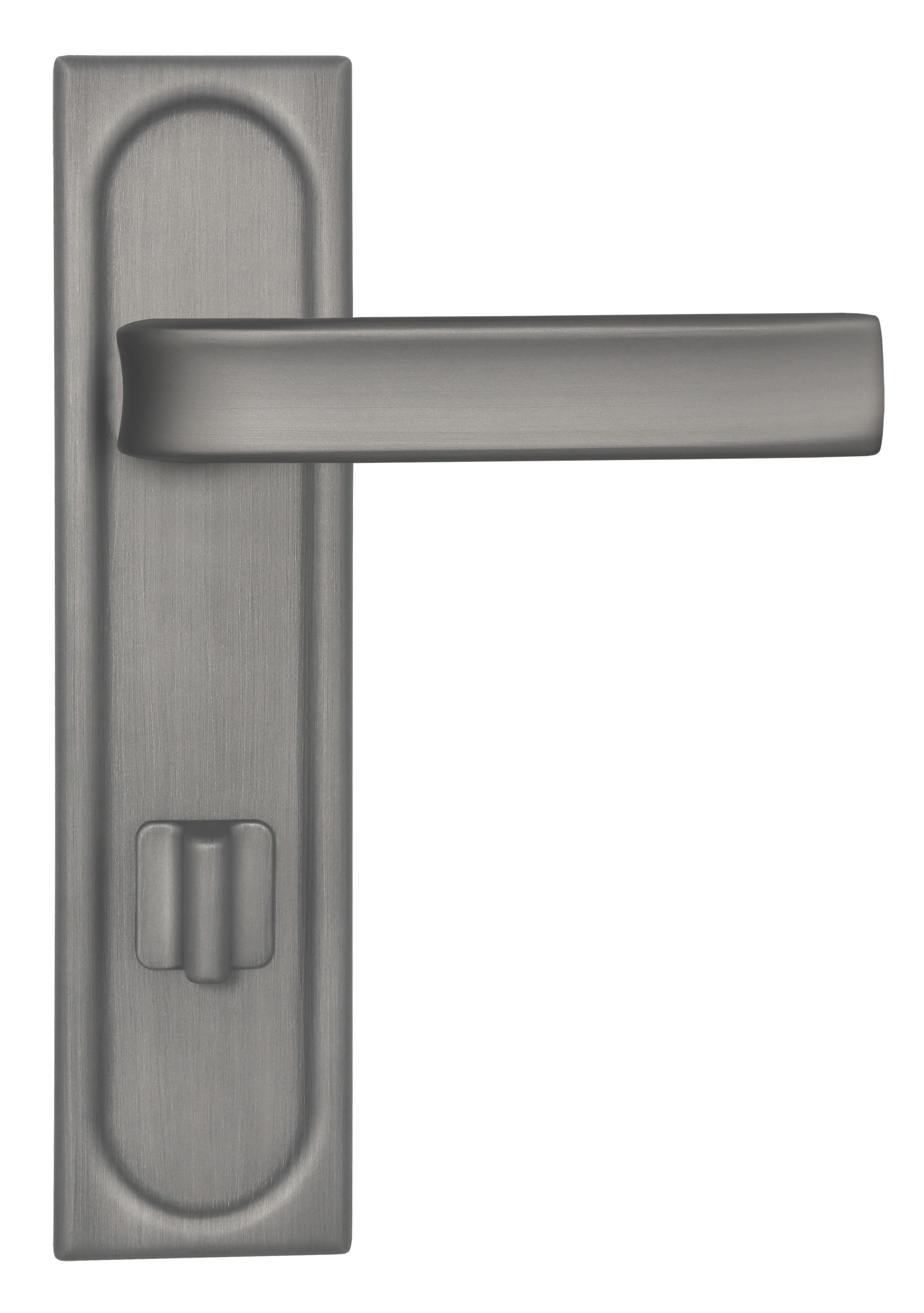 Ручка дверная THE BUS STATION PLS WC WF на планке под сантехническую завертку, цвет Зимняя стужа/Winter Frost фото купить в Екатеринбурге