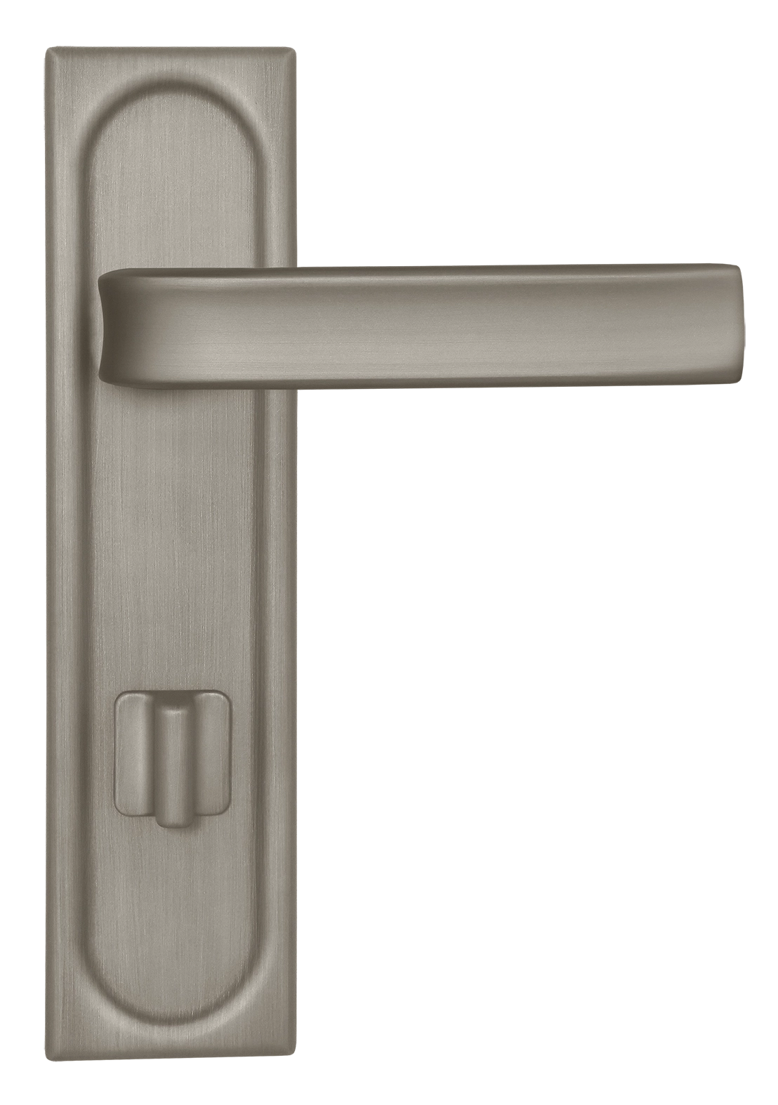 Ручка дверная THE BUS STATION PLS WC SMI на планке под сантехническую завертку, цвет Весенняя дымка/Spring Mist фото купить в Екатеринбурге