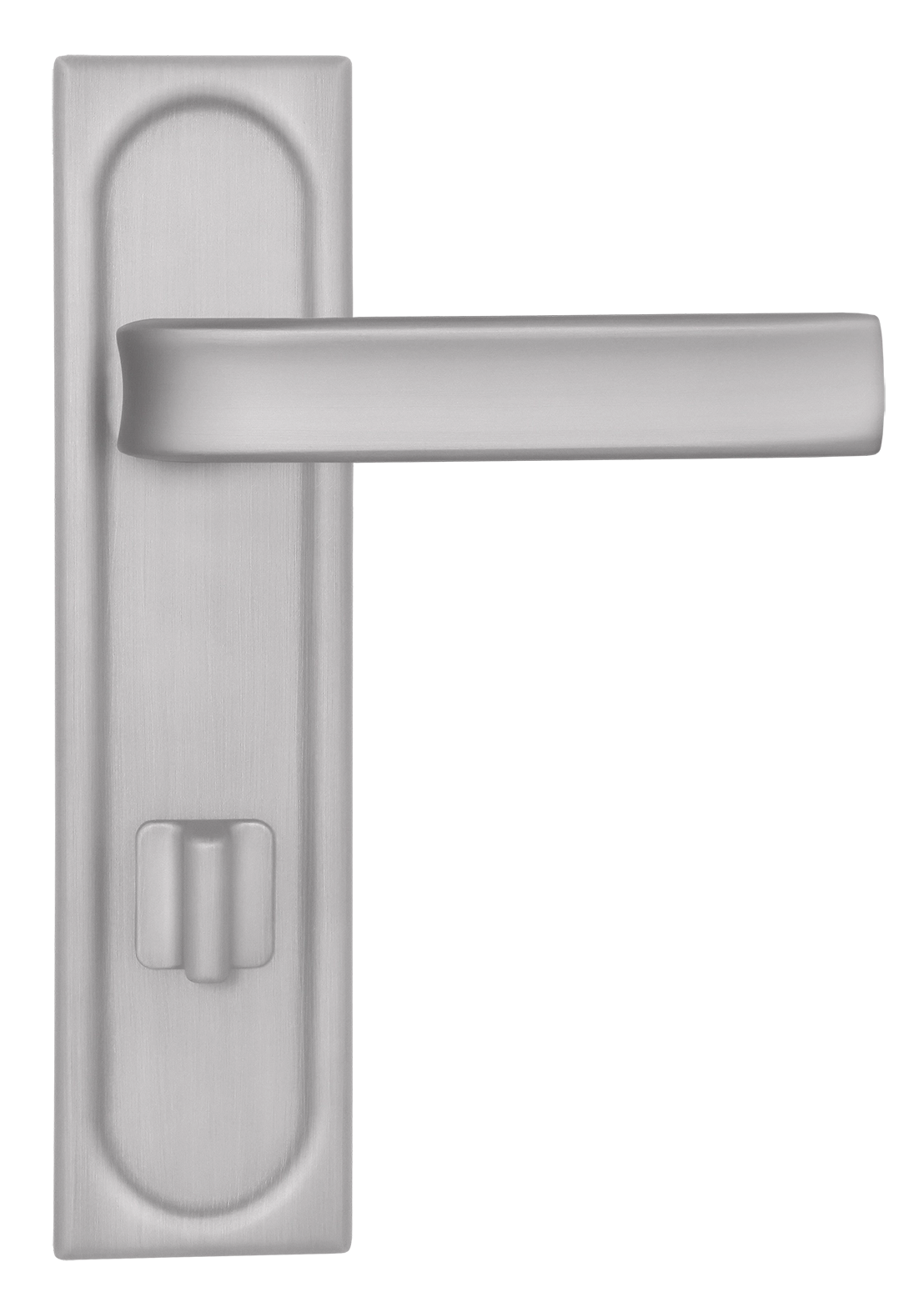 Ручка дверная THE BUS STATION PLS WC SSW на планке под сантехническую завертку, цвет Стокгольмский снегопад/Stockholm Snowfall фото купить в Екатеринбурге