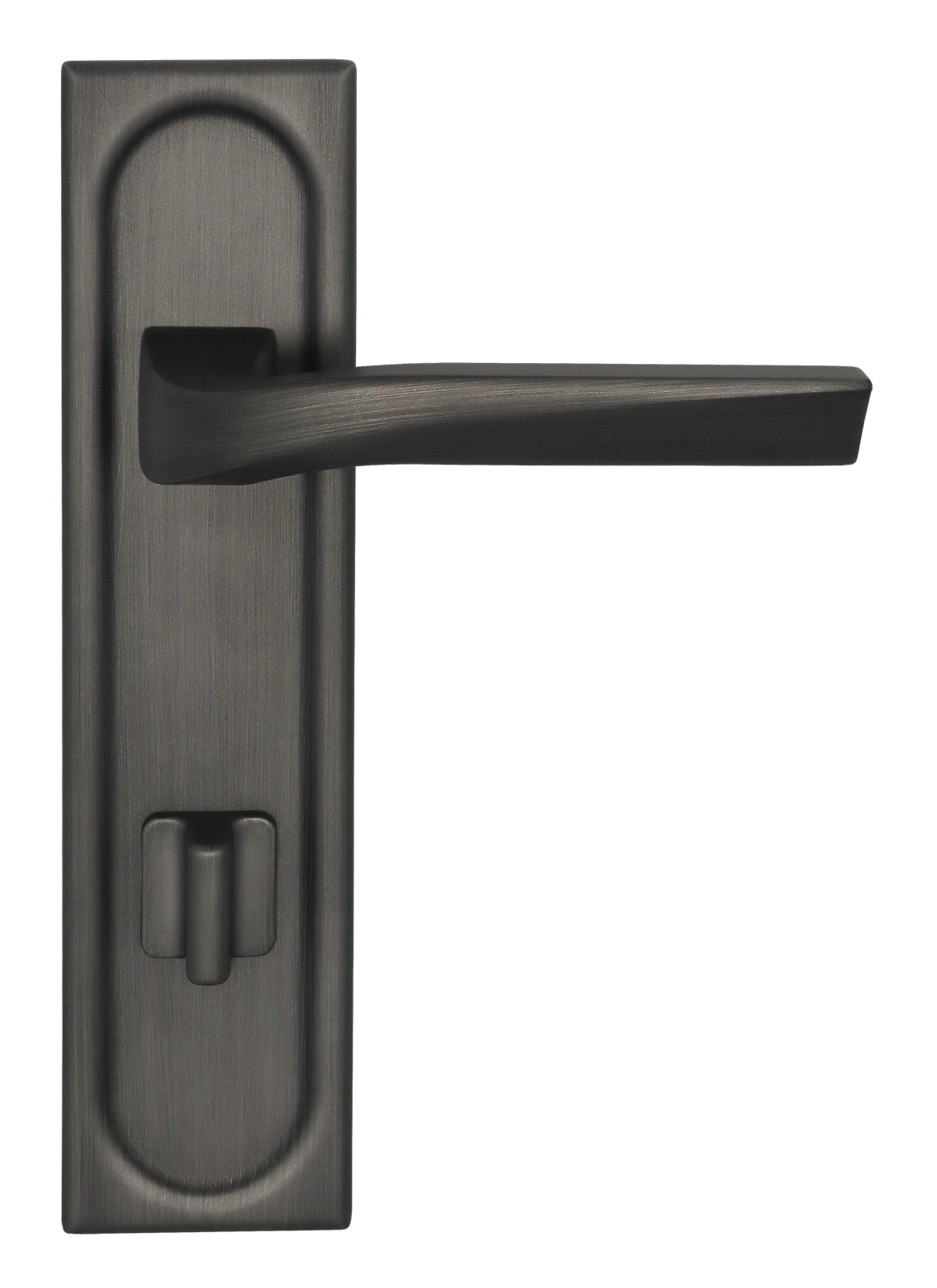 Ручка дверная WD CONCERT HALL PLS WC SST на планке под сантехническую завертку, цвет Летняя гроза/Summer Storm фото фурнитура Екатеринбург