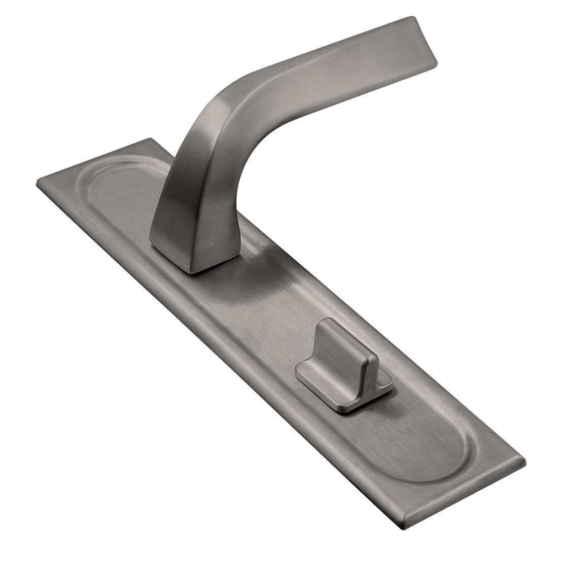 Ручка дверная WD CONCERT HALL PLS WC WF на планке под сантехническую завертку, цвет Зимняя стужа/Winter Frost фото купить Екатеринбург