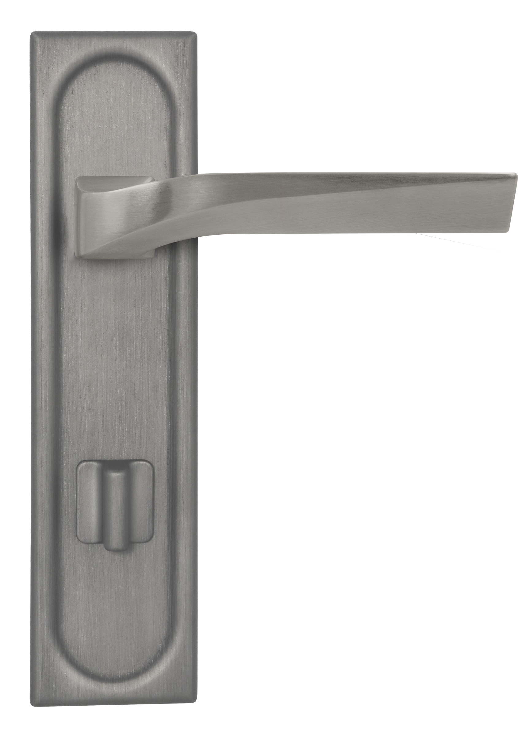 Ручка дверная WD CONCERT HALL PLS WC WF на планке под сантехническую завертку, цвет Зимняя стужа/Winter Frost фото купить в Екатеринбурге