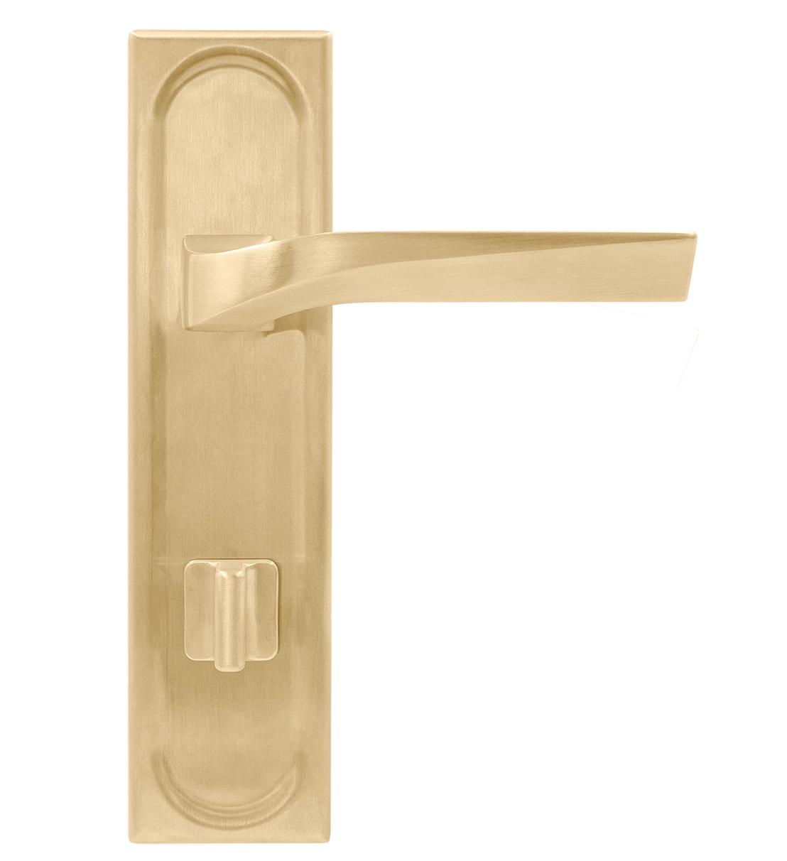 Ручка дверная WD CONCERT HALL PLS WC AH на планке под сантехническую завертку, цвет Осенний мёд/Autumn Honey фото купить в Екатеринбурге