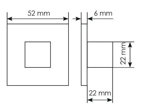 Комплект дверных ручек MH-54-S6 BL с заверткой MH-WC-S6 BL + замок M1895 BL, цвет черный фото дверная фурнитура Екатеринбург