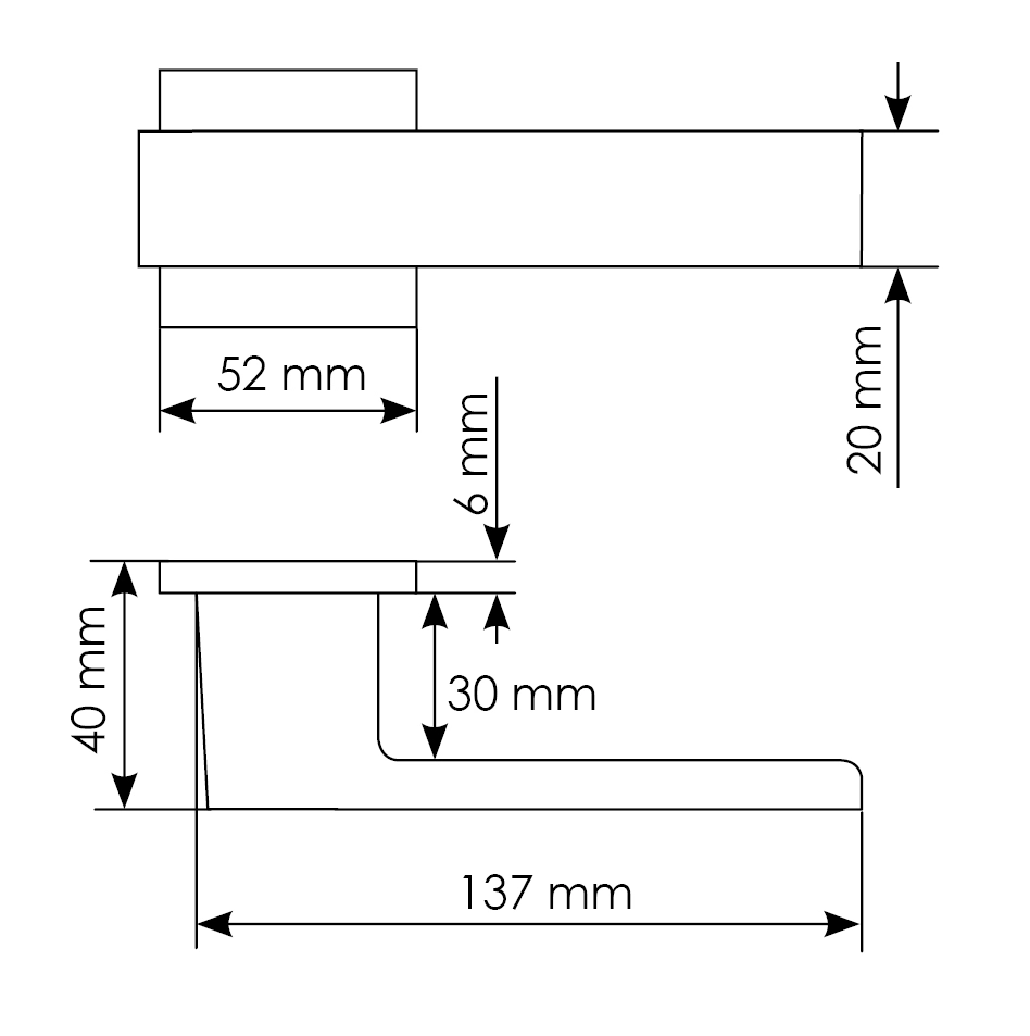 Комплект дверных ручек MH-56-S6 BL с заверткой MH-WC-S6 BL + магнитный замок M1895 BL, цвет черный фото morelli Екатеринбург