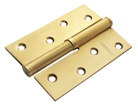 Петля разъемная карточная MSND 100X70X2.5 SG R с подшипником стальная правая, врезная, цвет матовое золото фото купить Екатеринбург