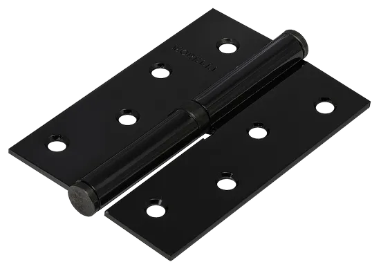 Петля карточная разъемная MSND 100X70X2.5 BL L с подшипником стальная левая, врезная цвет черный фото купить Екатеринбург