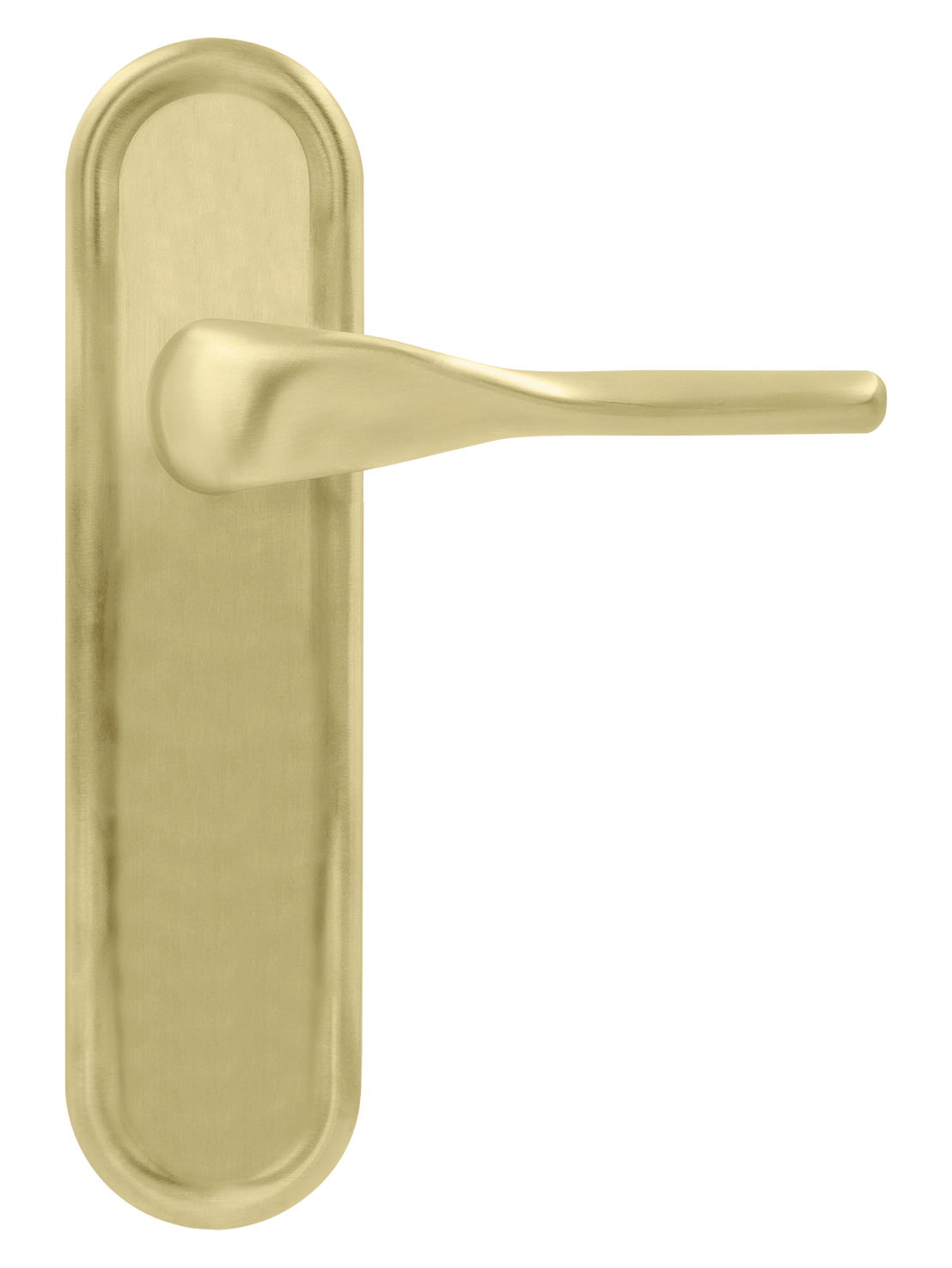 Ручка дверная LVB PLR AH на планке, цвет Осенний мёд/Autumn Honey фото купить в Екатеринбурге