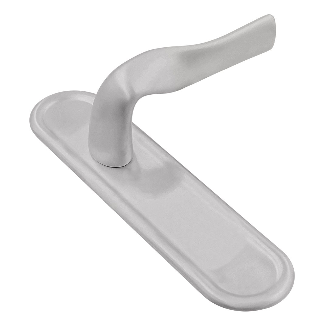 Ручка дверная LVB PLR SSW на планке, цвет Стокгольмский снегопад/Stockholm Snowfall фото купить Екатеринбург