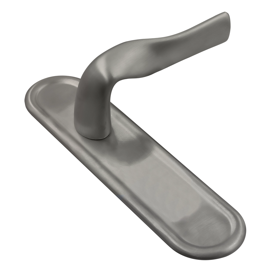 Ручка дверная LVB PLR WF на планке, цвет Зимняя стужа/Winter Frost фото купить Екатеринбург