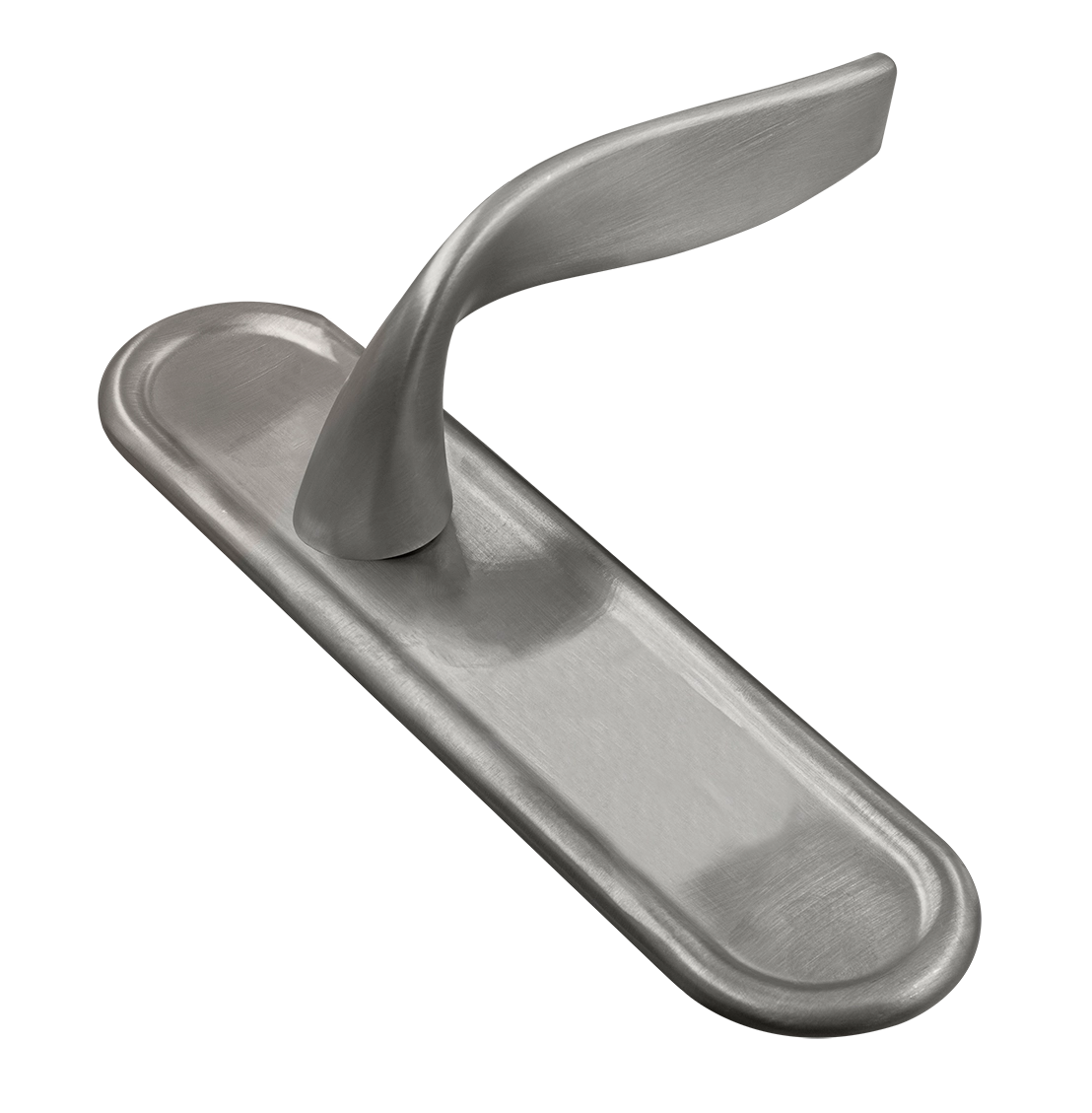 Ручка дверная SKYSCRAPER PLR WF на планке, цвет Зимняя стужа/Winter Frost фото купить Екатеринбург