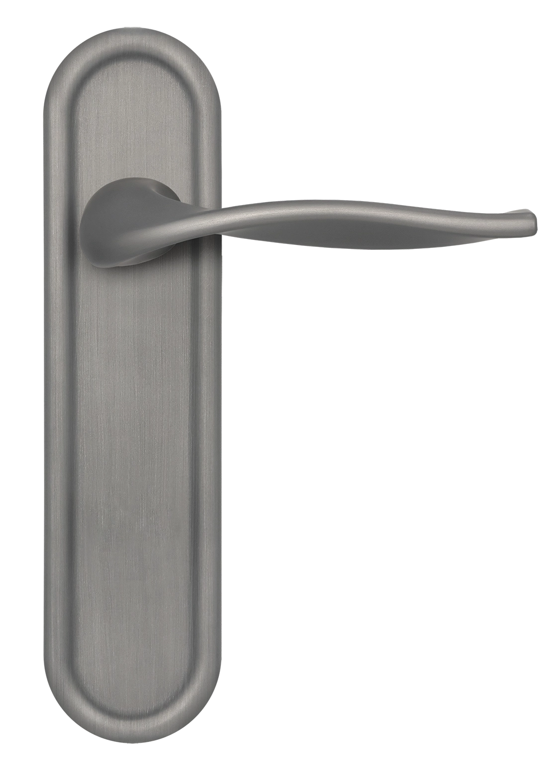 Ручка дверная SKYSCRAPER PLR WF на планке, цвет Зимняя стужа/Winter Frost фото купить в Екатеринбурге