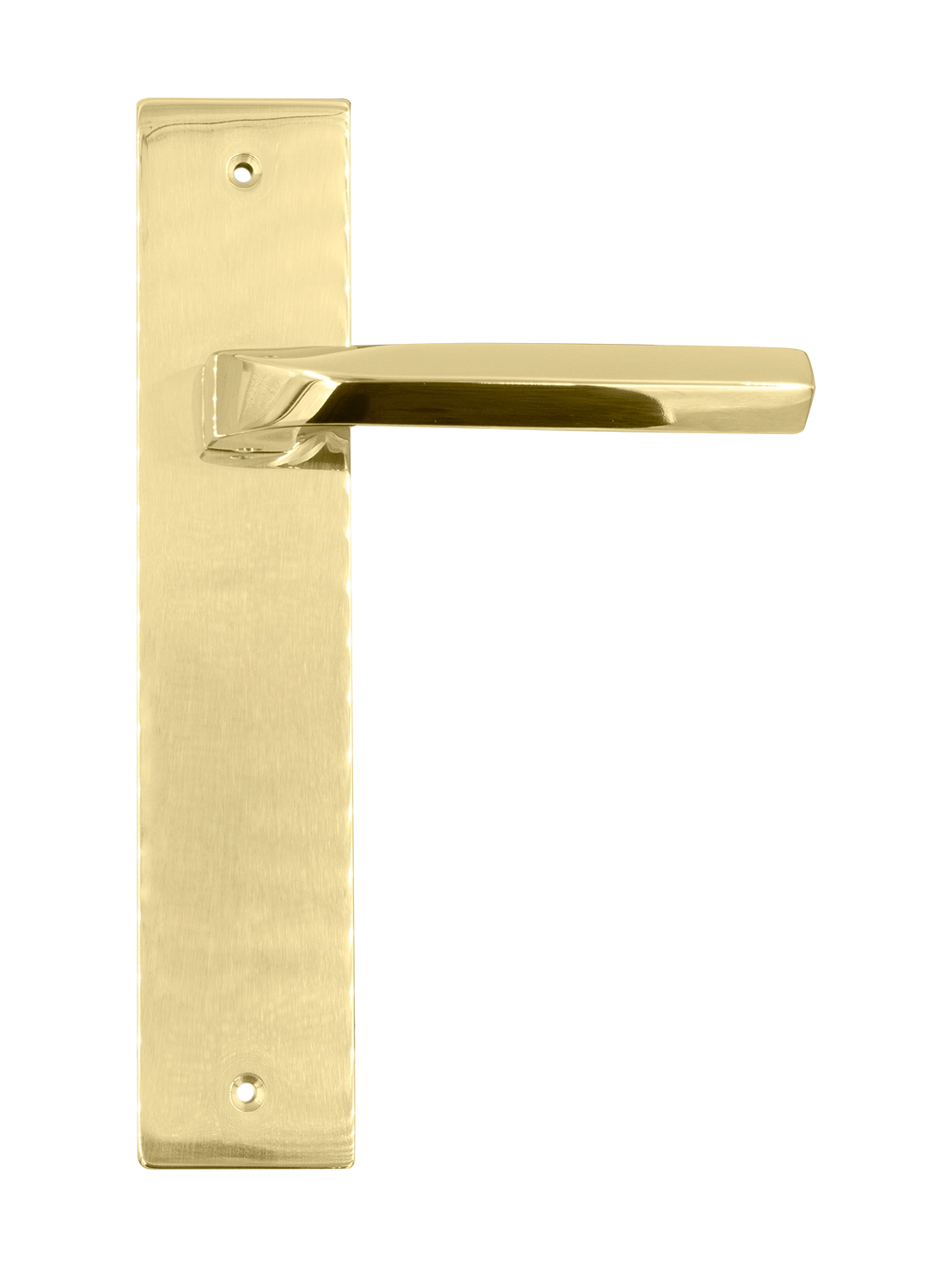 Ручка дверная на планке TENDER PL OTL, цвет золото, латунь фото купить в Екатеринбурге