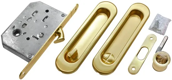 MHS150 WC SG, комплект для раздвижных дверей, цвет - мат.золото фото купить Екатеринбург