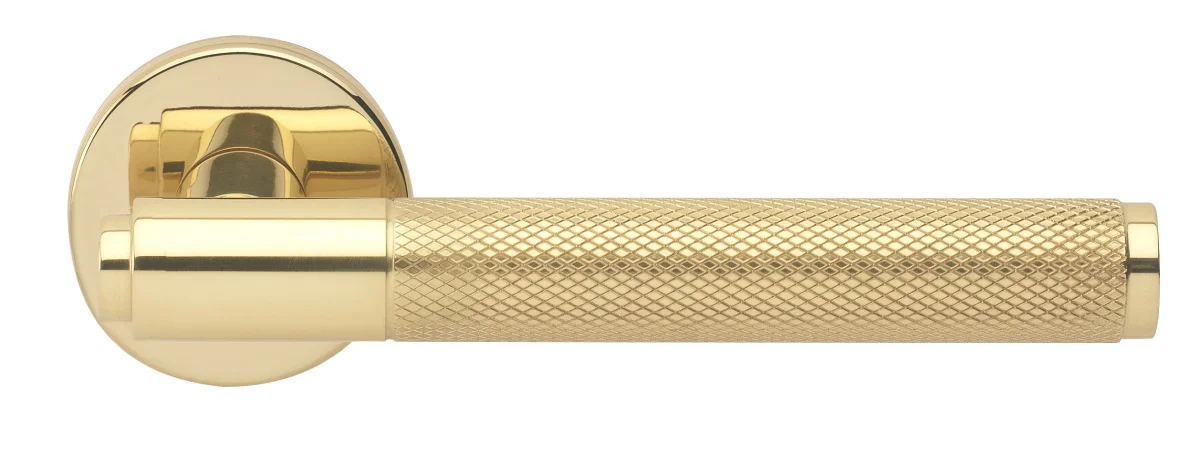 BRIDGE R6 OTL, ручка дверная с усиленной розеткой, цвет -  золото фото купить Екатеринбург