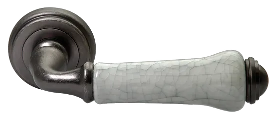 UMBERTO, ручка дверная MH-41-CLASSIC OMS/GR, цвет - старое мат.серебро/серый фото купить Екатеринбург
