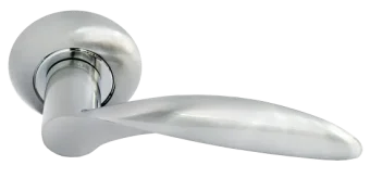 ПОРТАЛ, ручка дверная MH-07 SN, цвет - белый никель