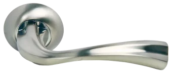 СОН, ручка дверная MH-15 SN/CP, цвет - бел.никель/хром